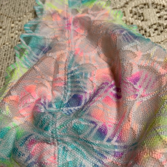Victoria Secret Women’s Multicolor Lace Halter Bralette Size Medium - Picture 6 of 10